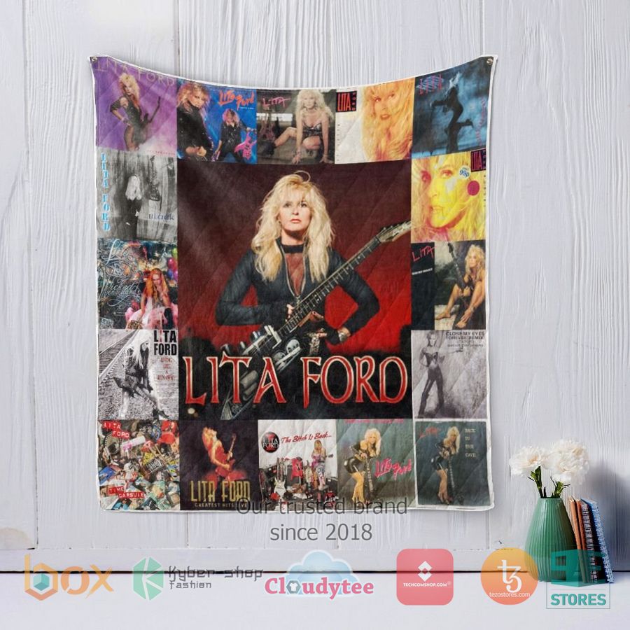 lita ford album covers quilt 1 64485