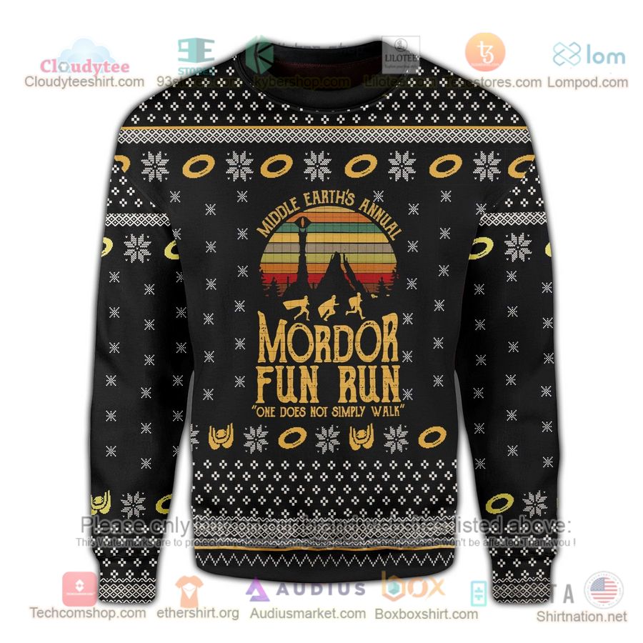 lord of the rings mordor fun run sweatshirt sweater 1 36907