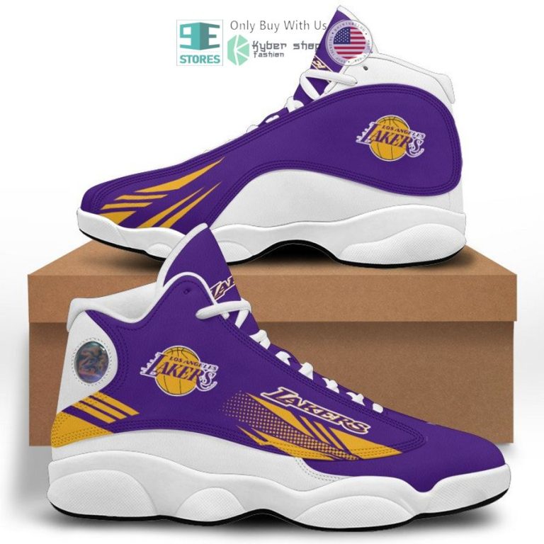 los angeles lakers air jordan 13 shoes 3 84332