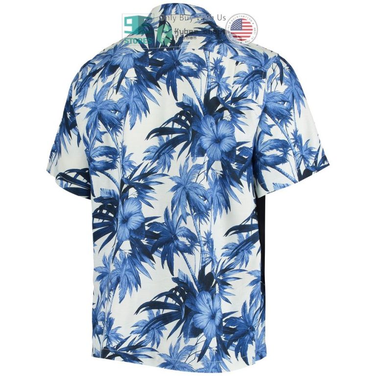 los angeles rams tommy bahama sport harbor island hibiscus camp royal hawaiian shirt 3 20935