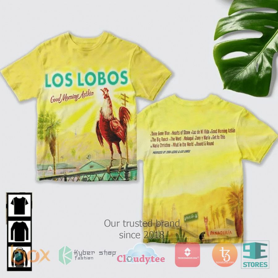 los lobos band good morning aztlan album 3d t shirt 1 14226