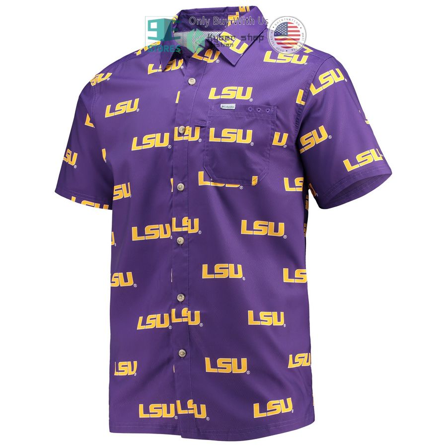 lsu tigers columbia super slack tide purple hawaiian shirt 2 45925