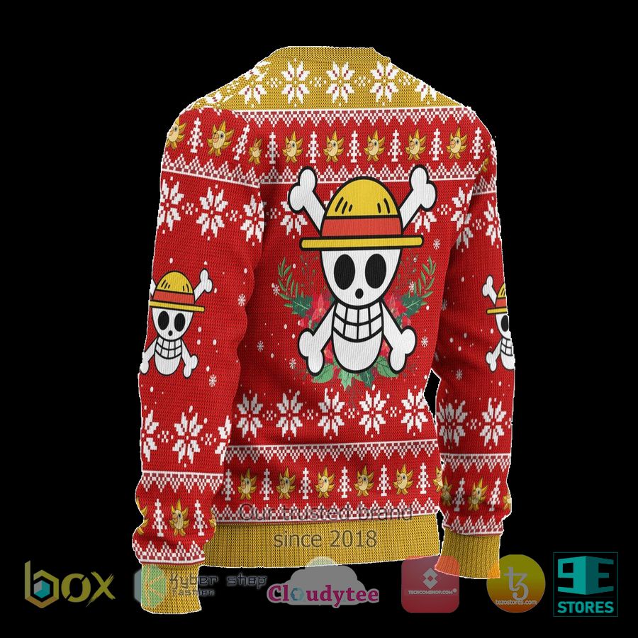 luffy one piece anime ugly christmas sweater 2 56770