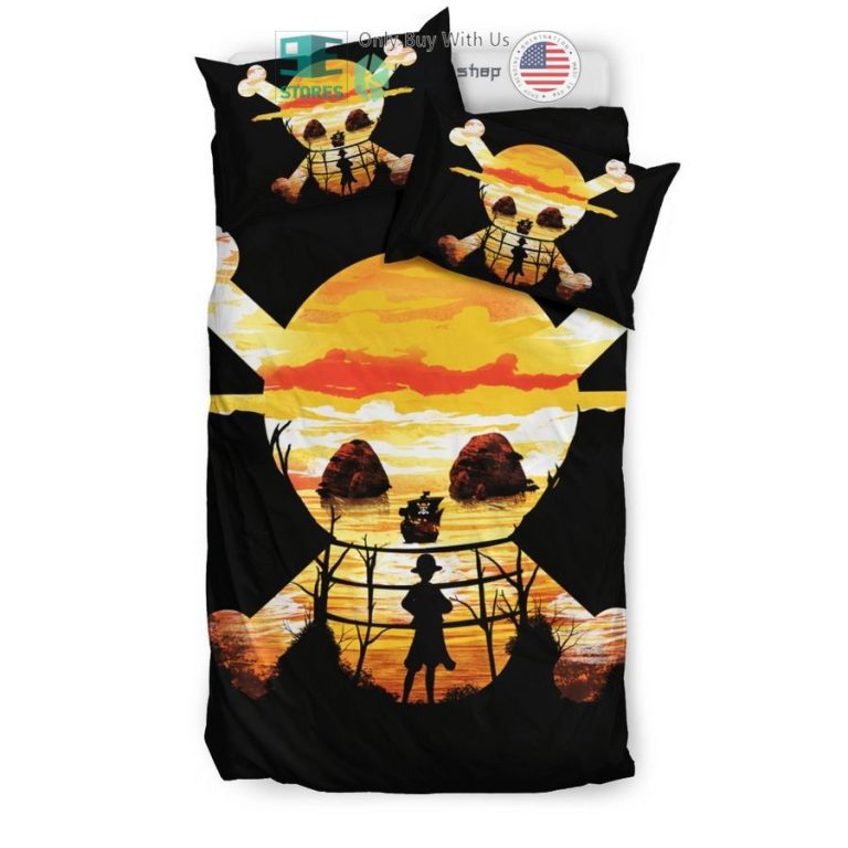 luffy one piece logo bedding set 2 55442