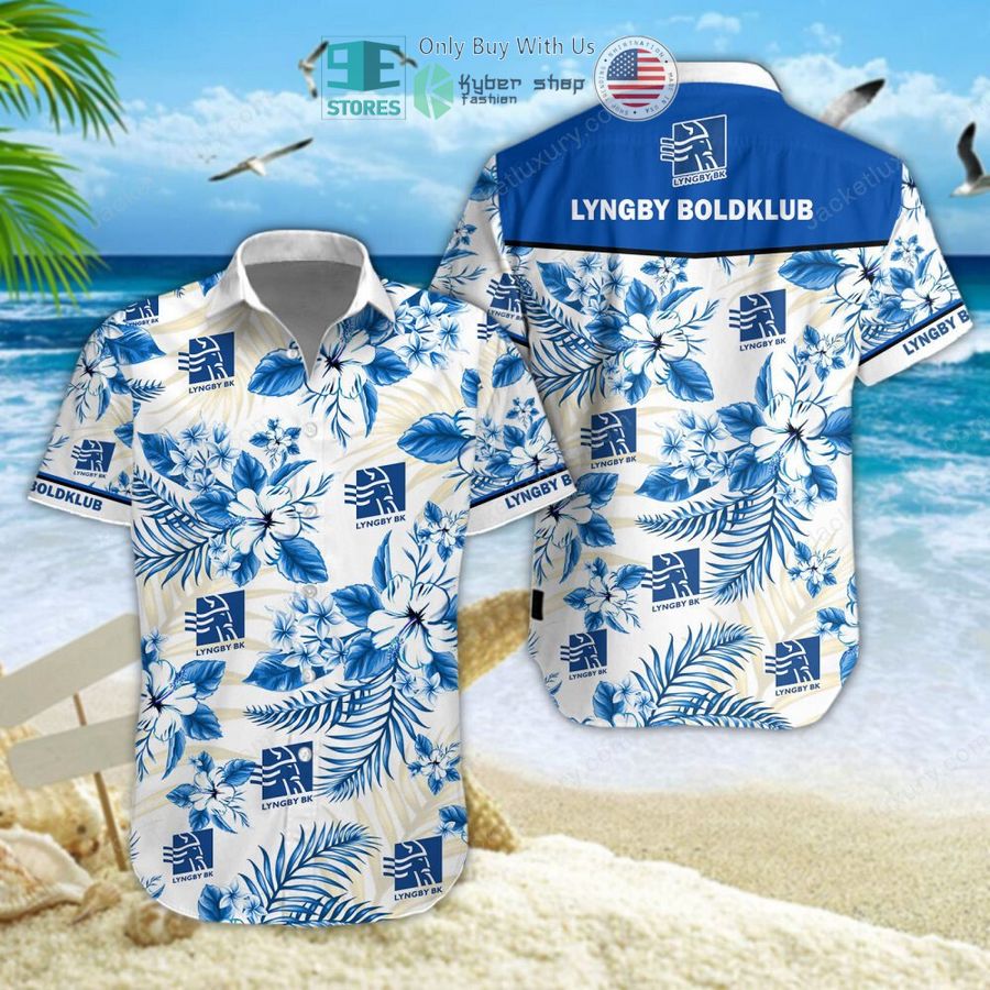 lyngby boldklub hibiscus hawaii shirt shorts 1 91133