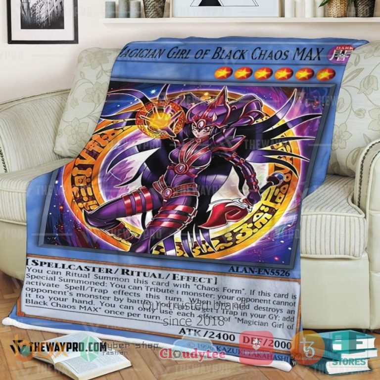 magician girl of black chaos max soft blanket 3 83244