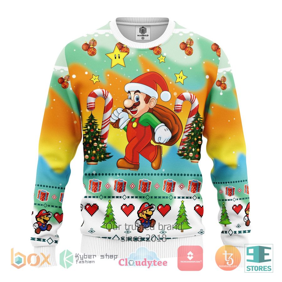 mario ugly christmas sweater 1 64662