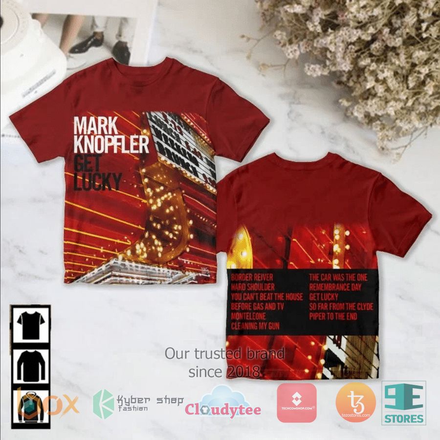 mark knopfler get lucky album 3d t shirt 1 84249