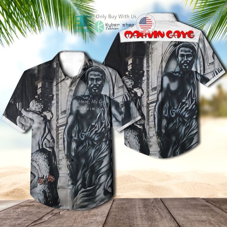 marvin gaye here my dear album hawaiian shirt 1 14898