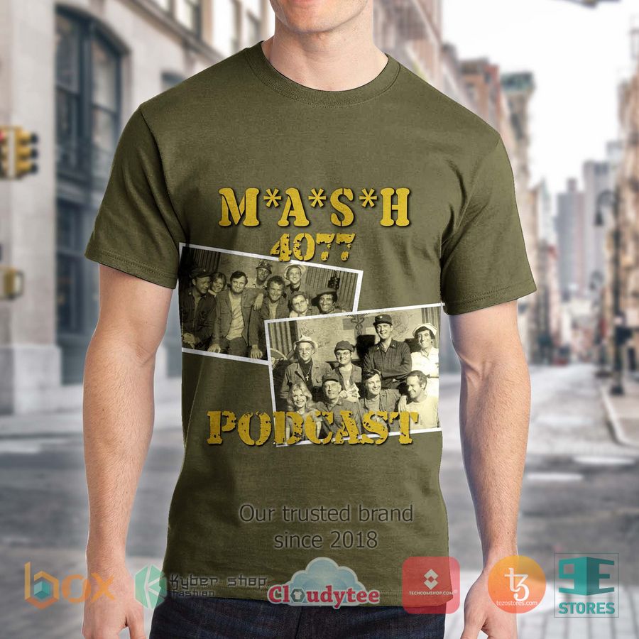 mash tv show 4077 podcast album 3d t shirt 1 78007