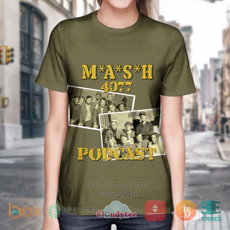 mash tv show 4077 podcast album 3d t shirt 3 30139