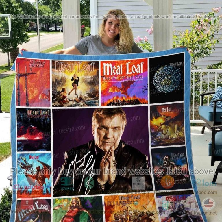 meat loaf album covers signature quilt 1 15396