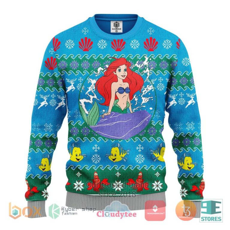 mermaid ugly christmas sweater 1 44821