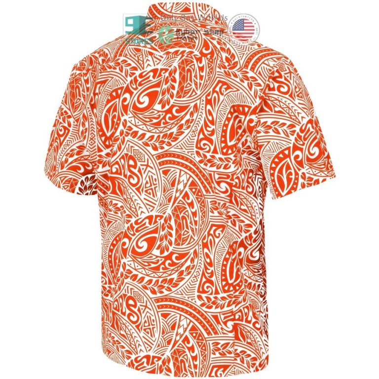 miami hurricanes colosseum make like a tree camp orange hawaiian shirt 3 37163