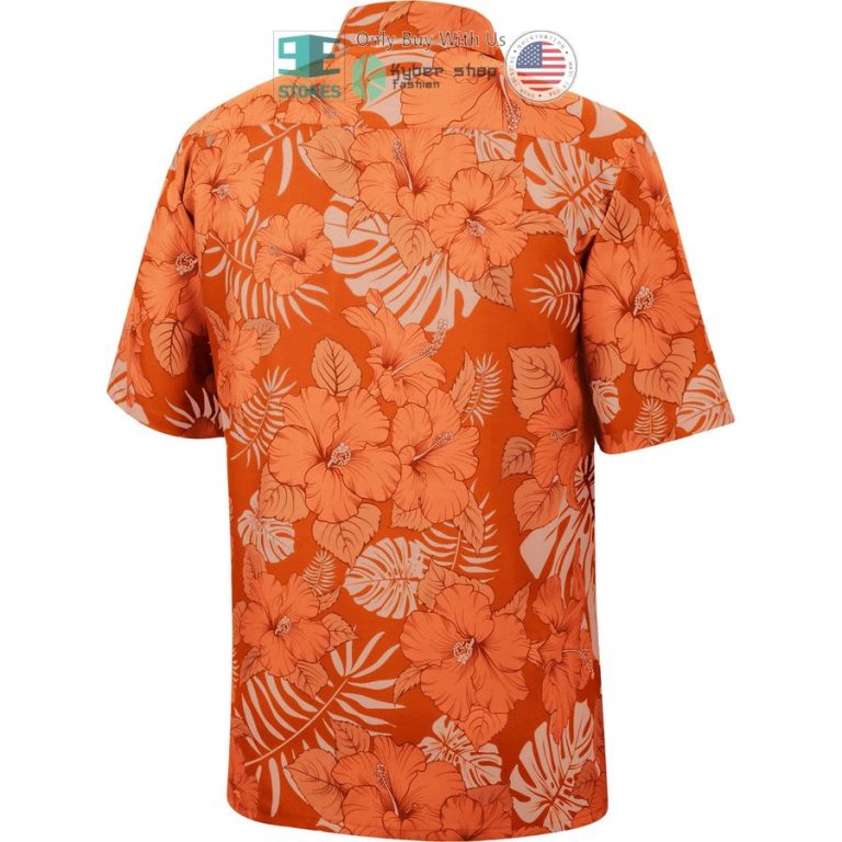 miami hurricanes colosseum the dude camp orange hawaiian shirt 3 85176