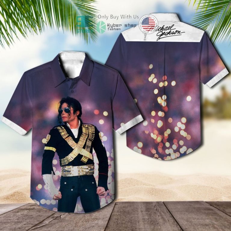 michael jackson live ver album hawaiian shirt 1 95915