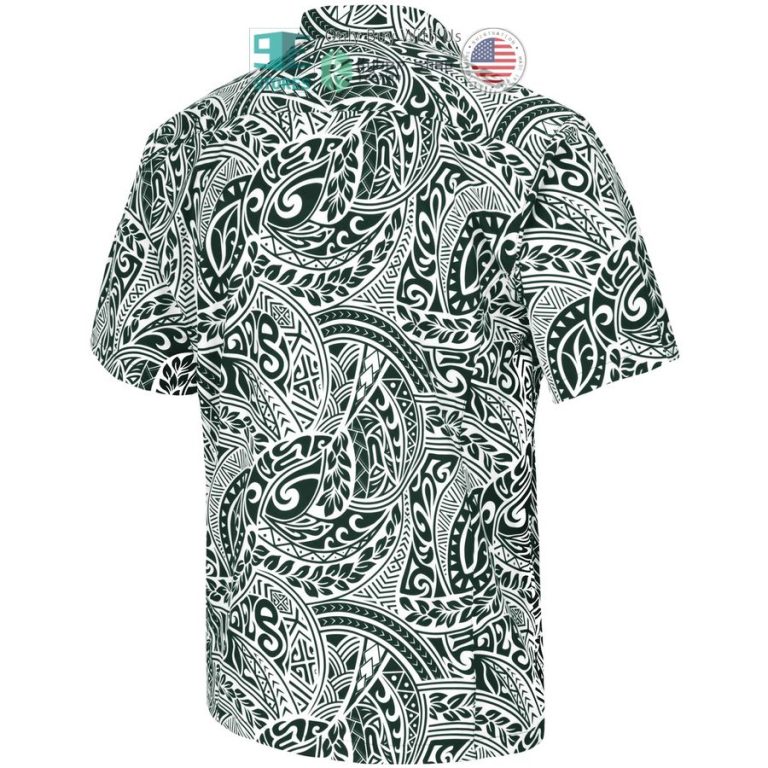 michigan state spartans colosseum make like a tree camp green hawaiian shirt 3 10528