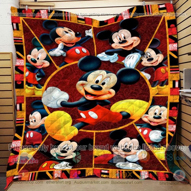 mickey disney quilt 3 3332