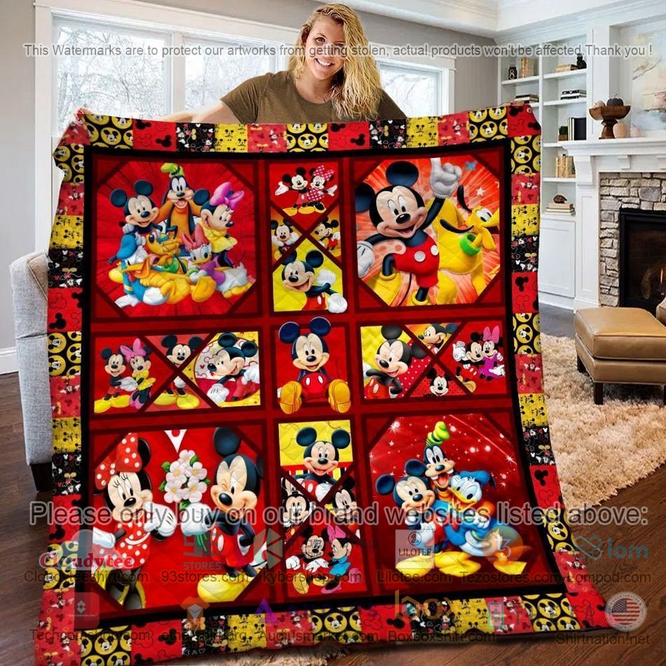mickey mouse and friends quilt 1 92680