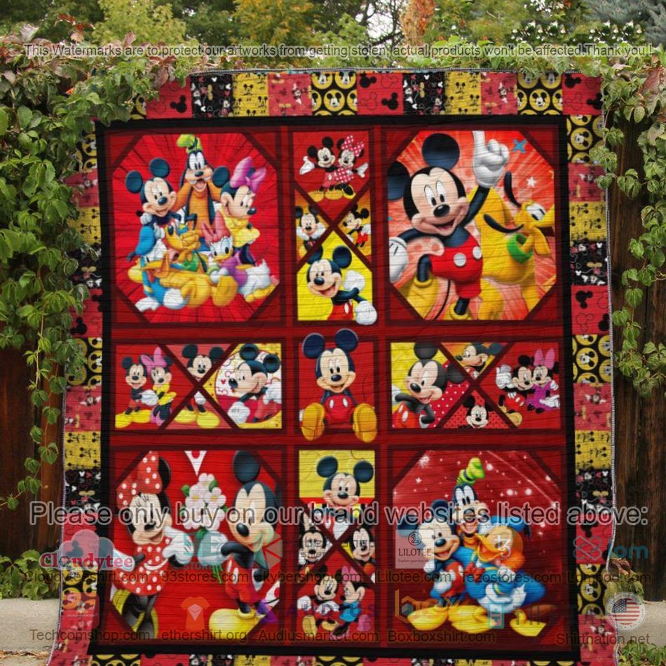 mickey mouse and friends quilt 2 67253
