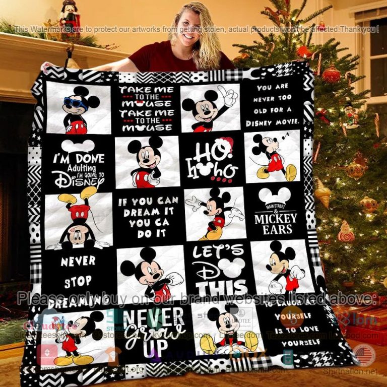 mickey mouse ho ho ho quilt 1 79499