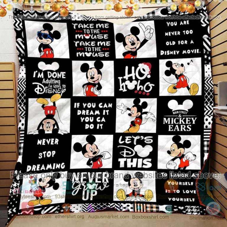 mickey mouse ho ho ho quilt 3 84745