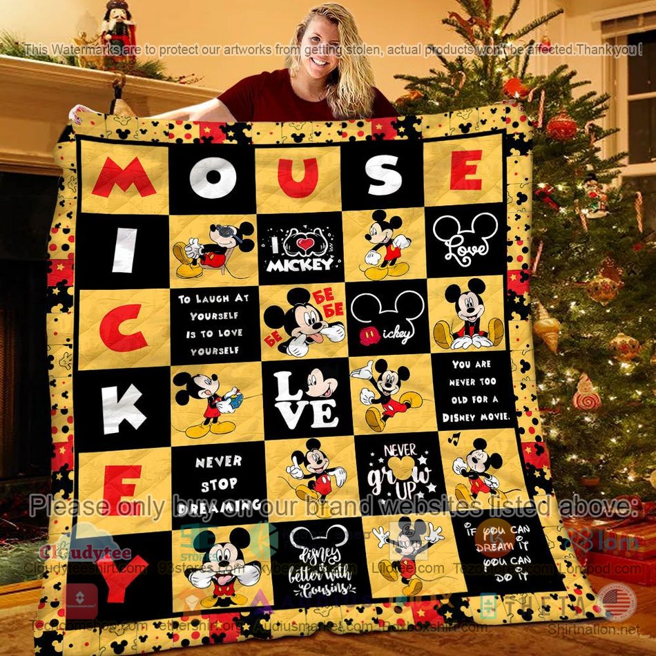 mickey mouse never stop dreaming quilt 1 52810