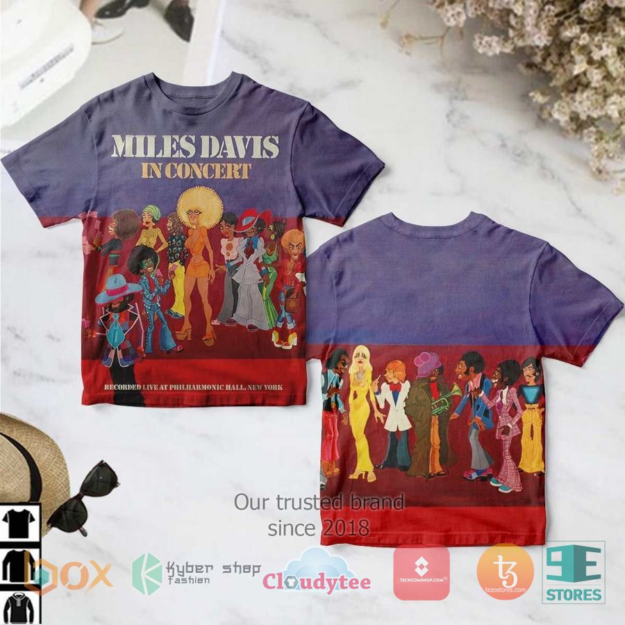 miles davis in concert album 3d t shirt 1 24585
