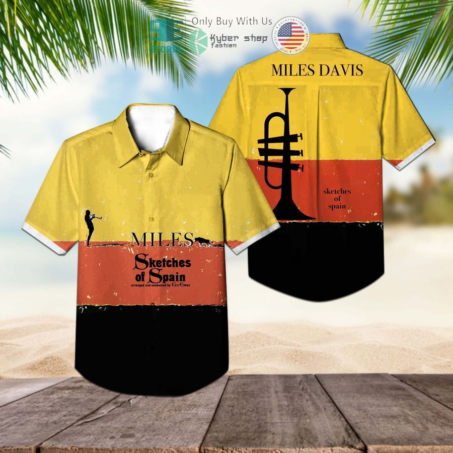 miles davis sketches of spain album hawaiian shirt 1 91409