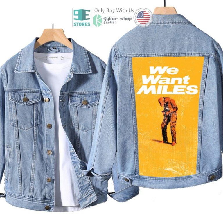 miles davis we want miles album denim jacke 1 165