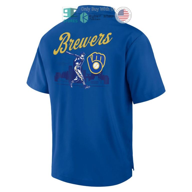 milwaukee brewers fanatics branded proven winner camp royal hawaiian shirt 3 49183