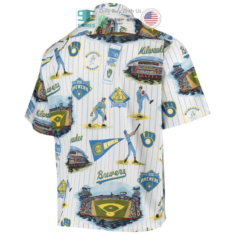 milwaukee brewers reyn spooner scenic navy hawaiian shirt 3 3080