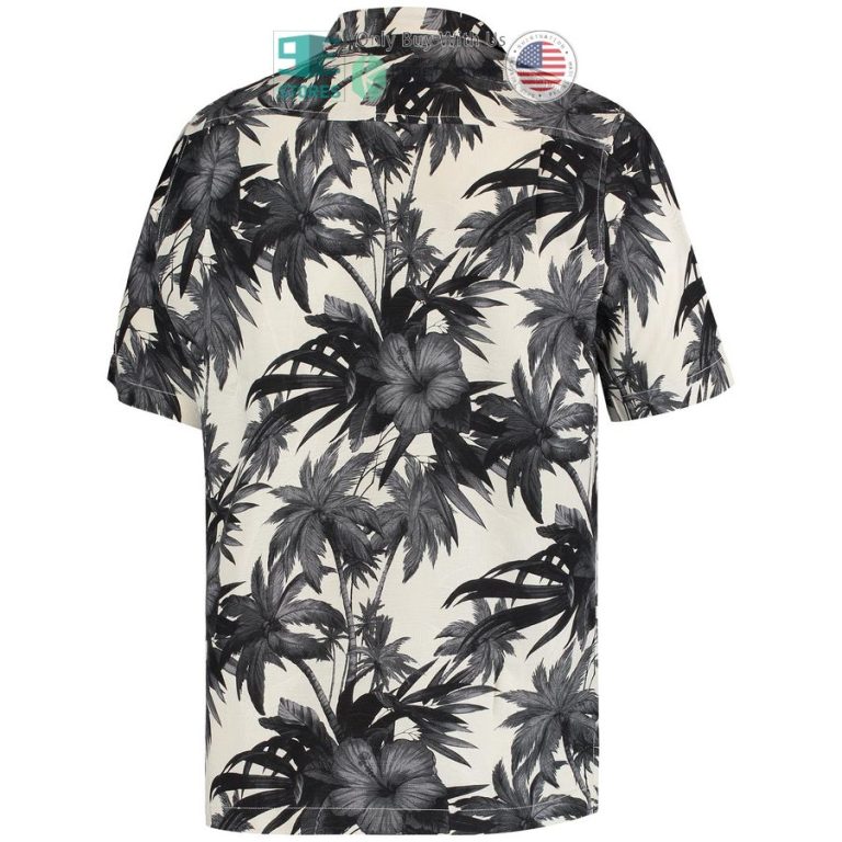 minnesota vikings tommy bahama sport harbor island hibiscus camp black hawaiian shirt 3 6269