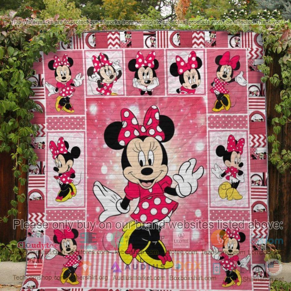 minnie mouse pink quilt 2 30303