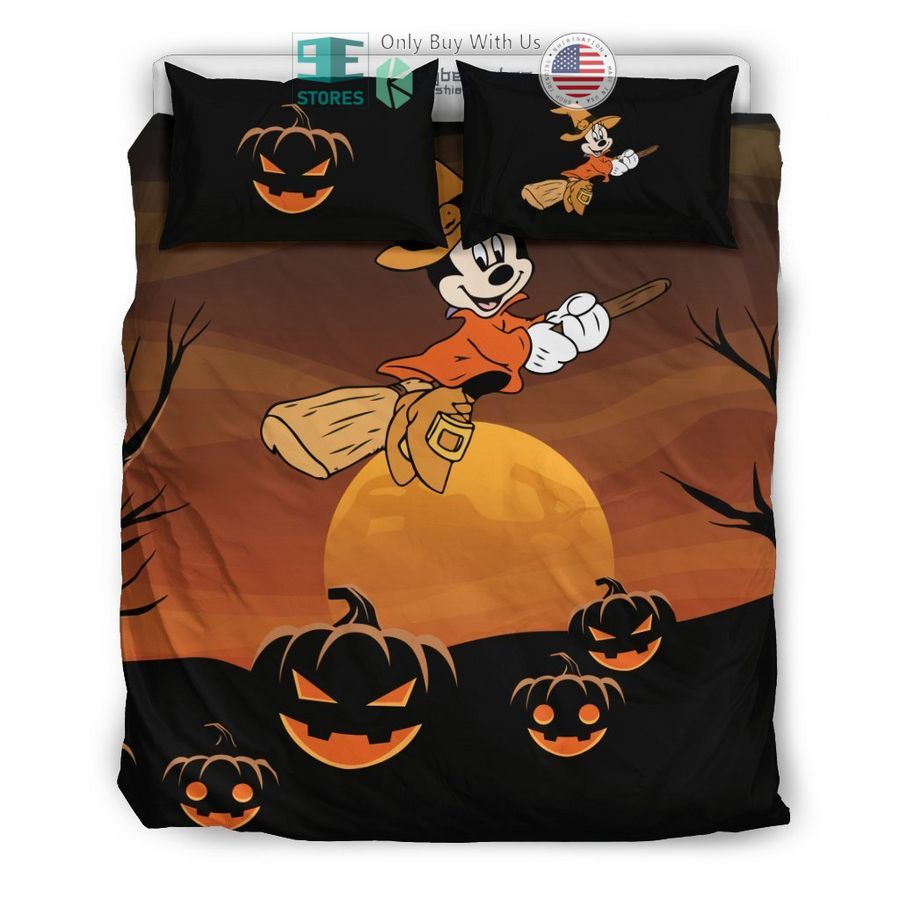 minnie wizard halloween pumpkin bedding set 1 44630