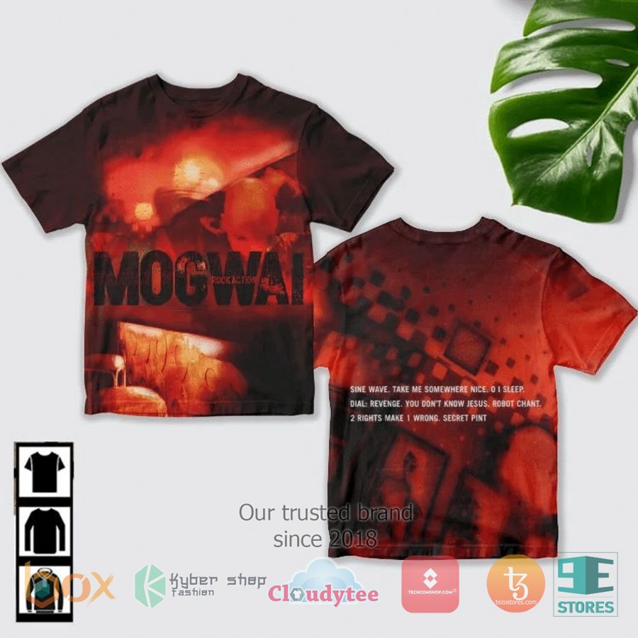 mogwai rock action album 3d t shirt 1 16642