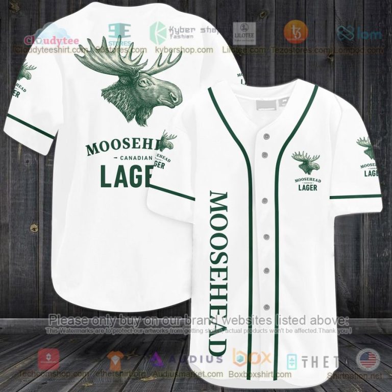 moosehead lager logo baseball jersey 1 94763