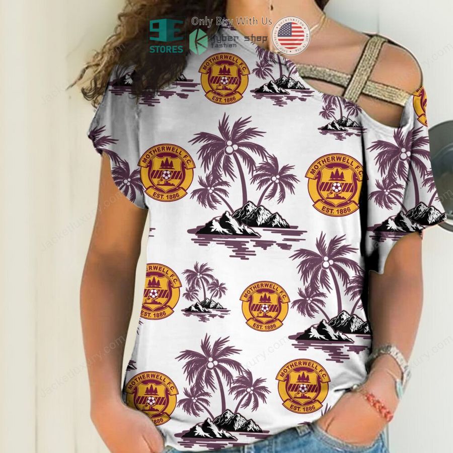 motherwell football club hawaii shirt shorts 10 4962