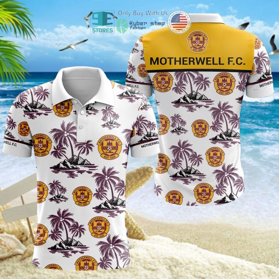 motherwell football club hawaii shirt shorts 7 93442