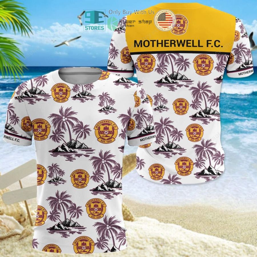 motherwell football club hawaii shirt shorts 8 70751