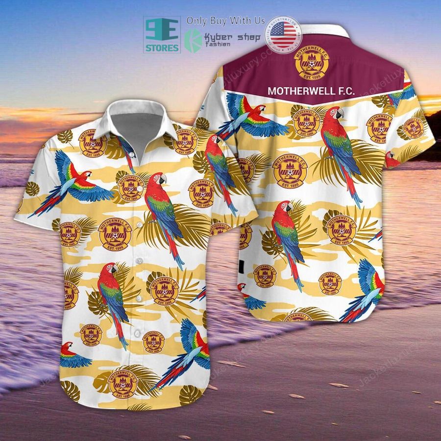 motherwell football club parrot hawaii shirt shorts 1 19570