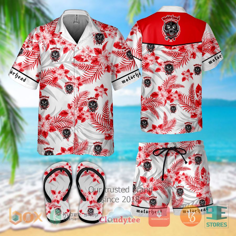 motorhead band hawaiian shirt shorts 1 59974