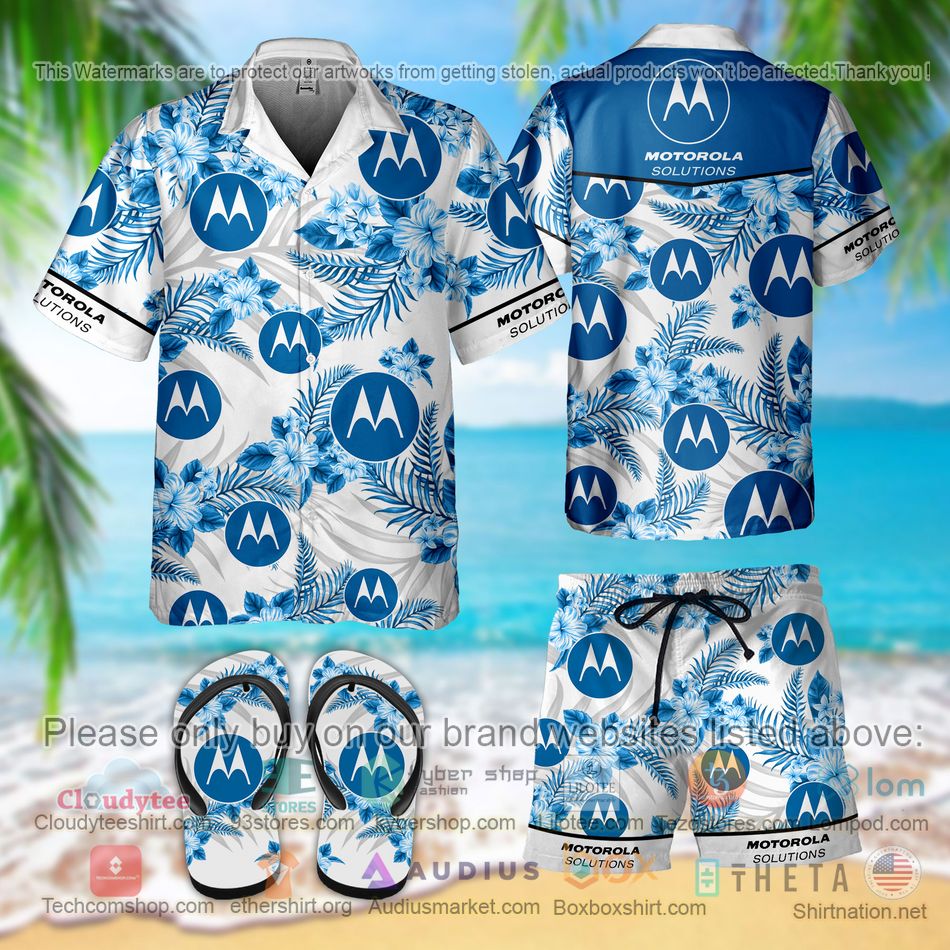 motorola solutions hawaiian shirt shorts 1 409