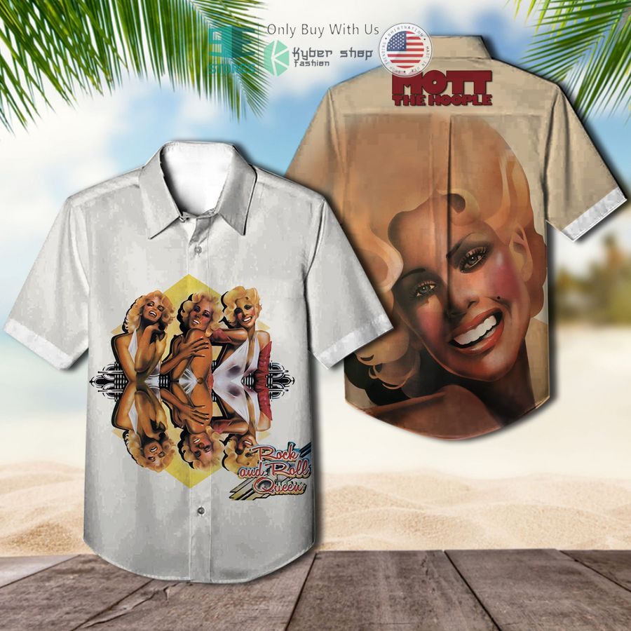mott the hoople band rock and roll queen album hawaiian shirt 1 3830