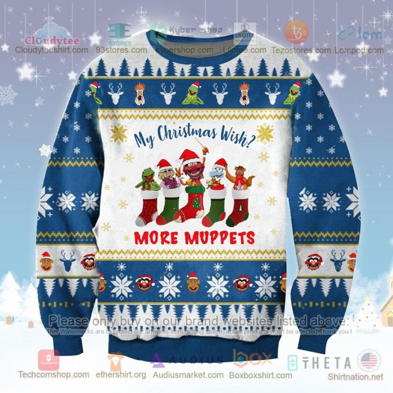 my christmas wish more muppets sweatshirt sweater 1 50517