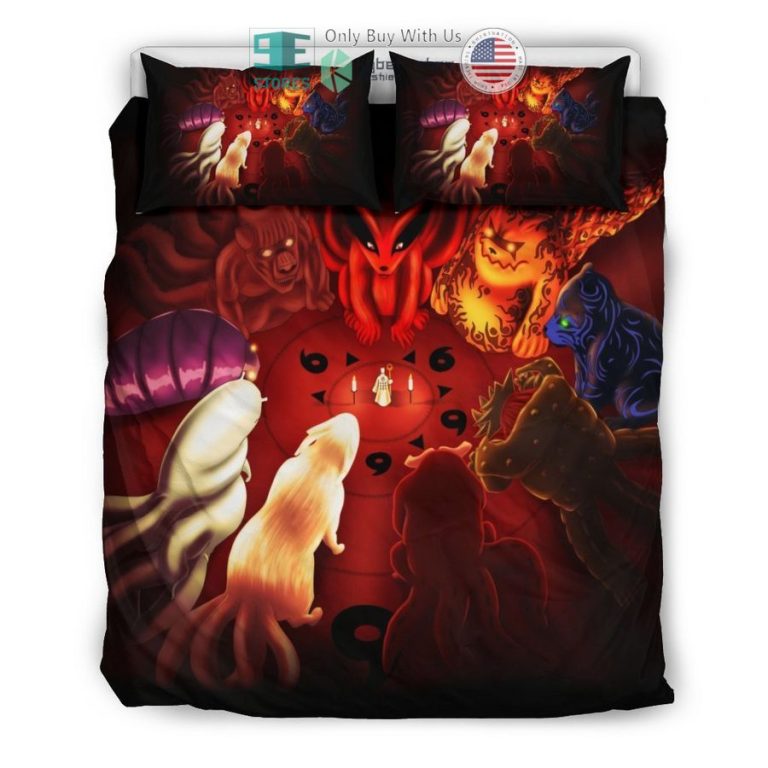 naruto child tailed beasts bedding set 3 61173