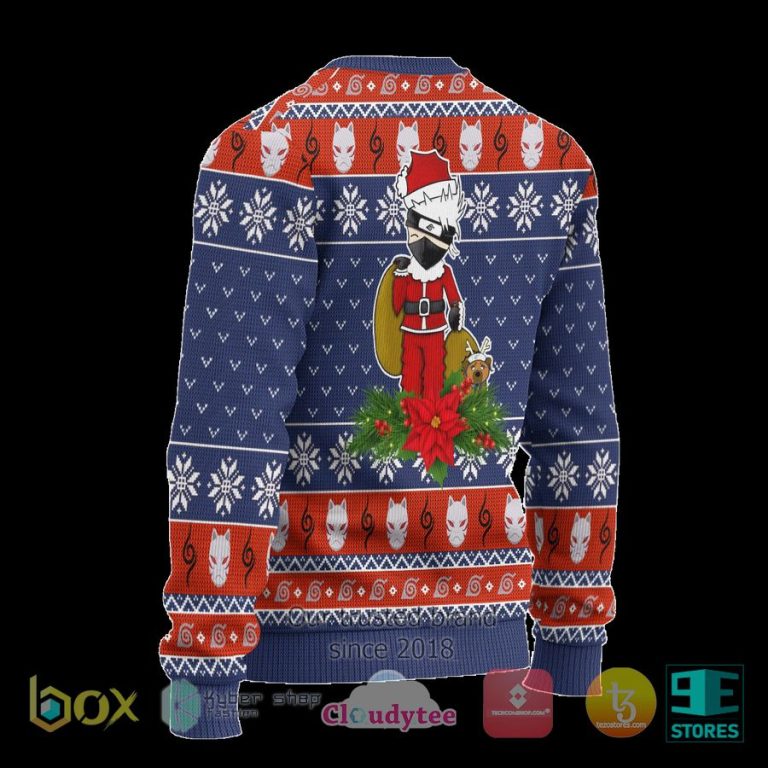 naruto kakashi hatake anime ugly christmas sweater 2 14706