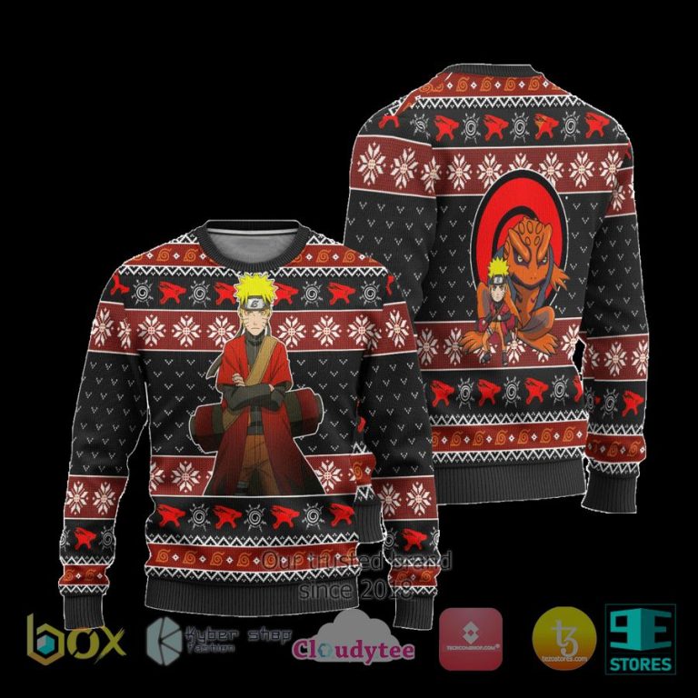 naruto sage mode anime ugly christmas sweater 3 8720