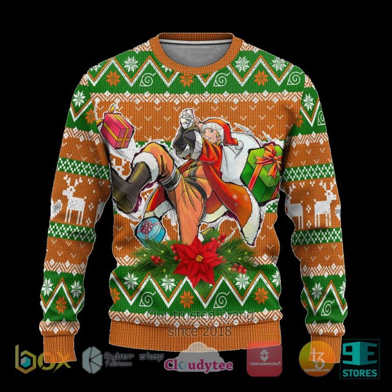 naruto uzumaki anime xmas ugly christmas sweater 1 26246