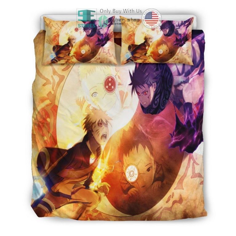 naruto versus sasuke bedding set 3 72950